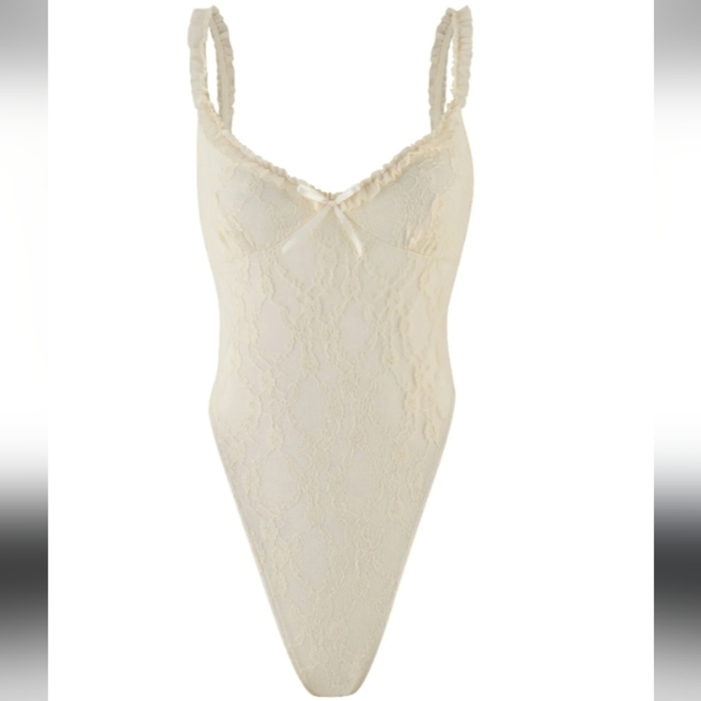 Tiger Mist Deja Lace Bodysuit Coquette Romantic